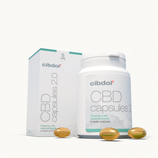 Cibdol CBD softgel kapsler 5% (500mg)
