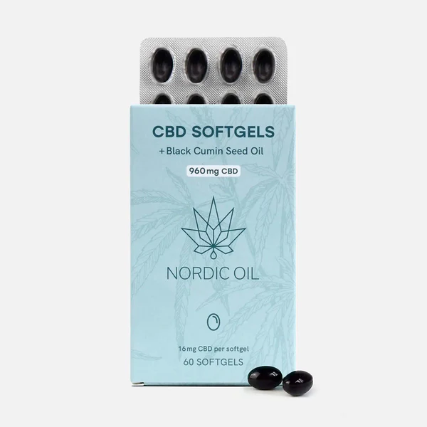 Nordicoil CBD Kapsler (960mg)