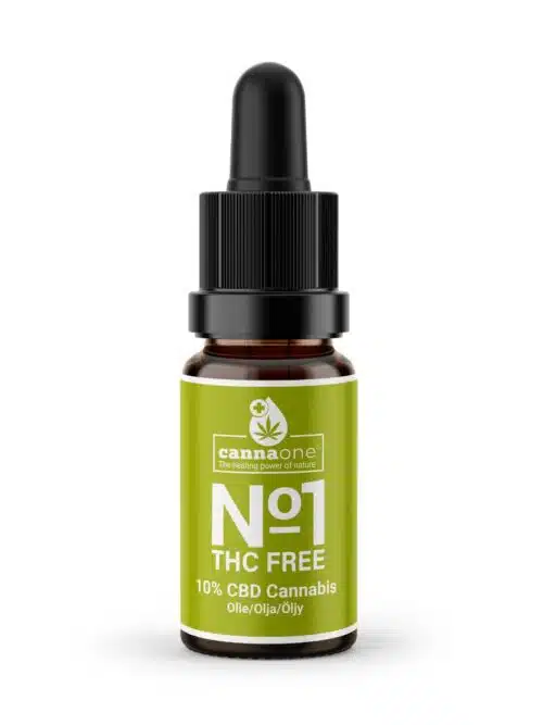 Cannaone CBD Olie, 1000 mg. 10%. 10 ml. 100% THC-Fri