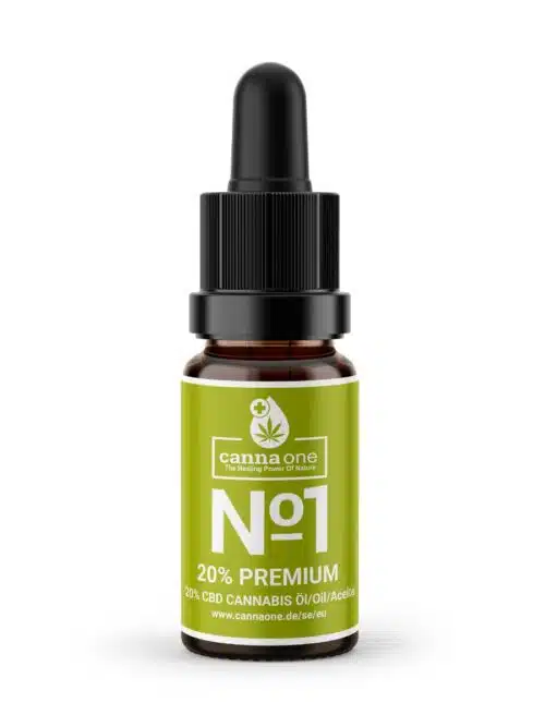 Cannaone CBD Olie, 2000 mg. 20%. 10 ml. PREMIUM