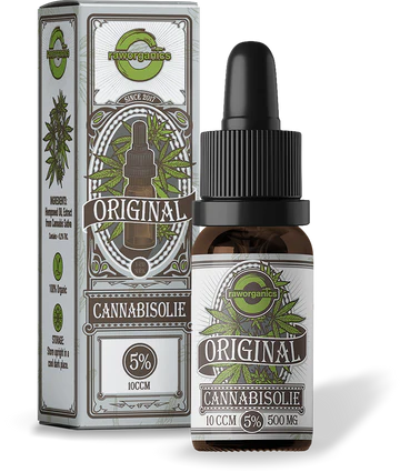 Raw Organics CBD olie (5% / 500mg CBD)